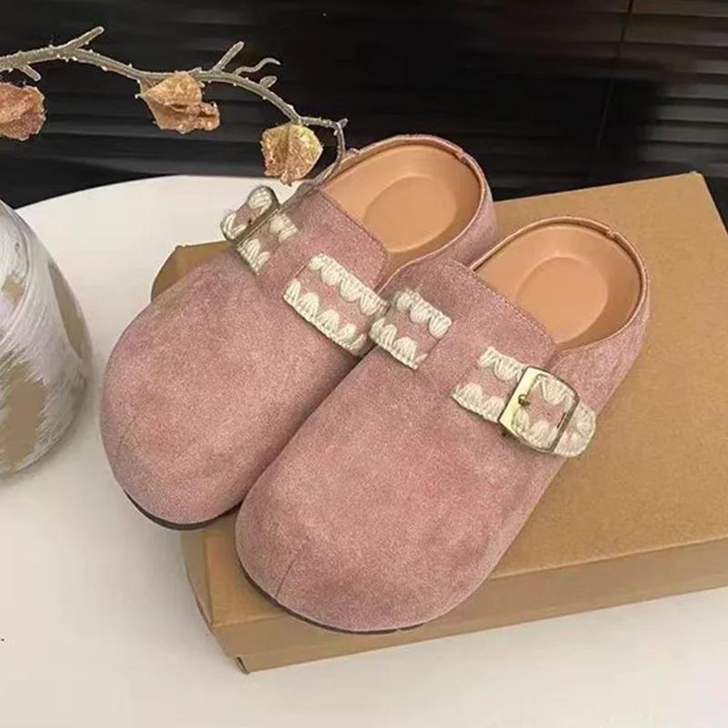 Модные весенние женские шлепанцы на платформе, балетки, мюли, туфли-слингбэки, повседневная обувь для ходьбы, новый тренд 2025, повседневные женские тапочки