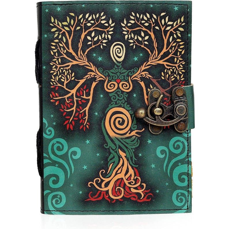 Кожаный журнал «Мать-Земля»: Гримуар Книга Теней