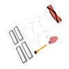 Accessories Kit for Dreame D9 L10 Pro Vacuum Cleaner Include 1 Main Brush 6 Side Brush 4 Filters 4