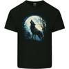 Moonlit Howling Wolf Fantasy Mens Light Cotton T-Shirt