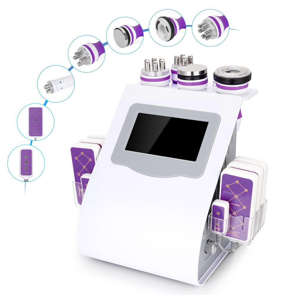 6 в 1 40K кавитационный вакуумный аппарат для похудения с радиочастотой и целлюлитом