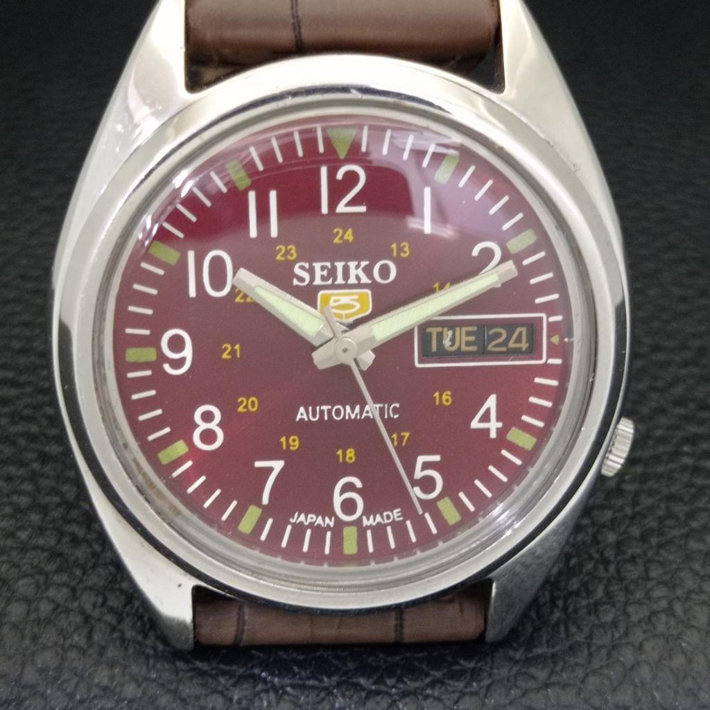 АВТОМАТИЧЕСКИЕ 7019A ВИНТАЖНЫЕ SEIKO 5 ЯПОНИЯ МУЖСКИЕ ЧАСЫ С БОРДОВЫМ ЦИФЕРБЛАТОМ a701412-5 R206b-a701412