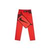 X MMW тканые брюки унисекс с поясом красные CK1545-657