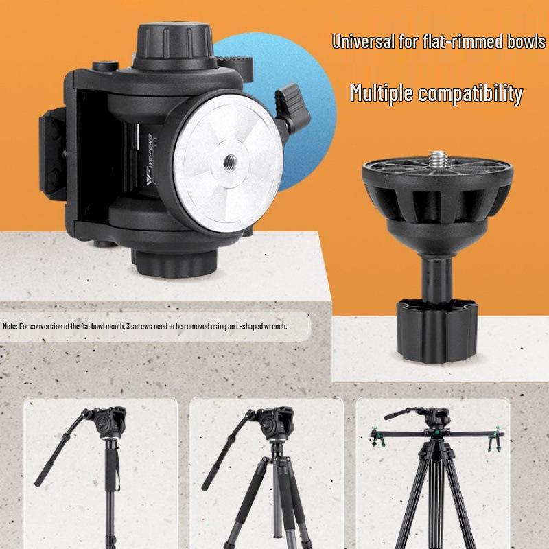 Weifeng 617 Портативный Гидравлический Штатив 1,85 м для DSLR и Большой Киносъемки