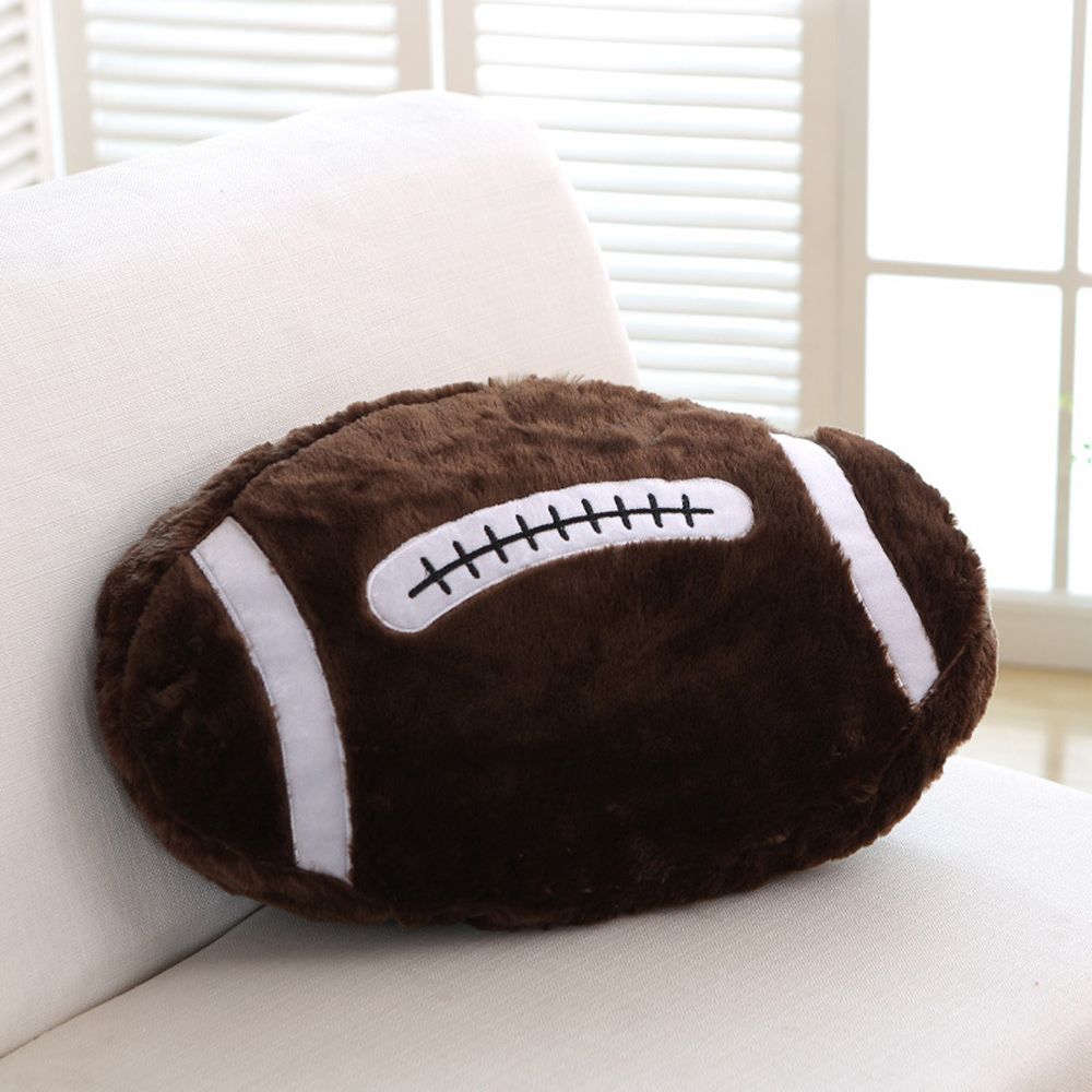 Living Room Throw Pillow Simulation Ball Pillow Sofa Cushion Stuffed Toys Basketball Plush Toys