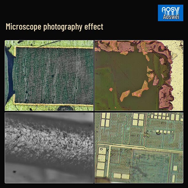 AOSVI Trinocular Inverted Metallurgical Microscope