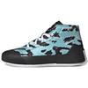 Тренировочные кроссовки Mid Graphic Casual Durable Support High-Top для женщин, черные/синие, GZ4382