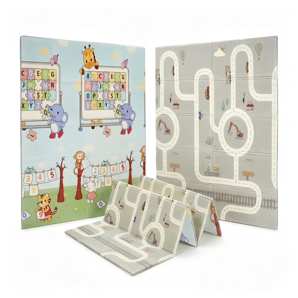 Folding Mat 150X180X1Cm - Numbers/Road