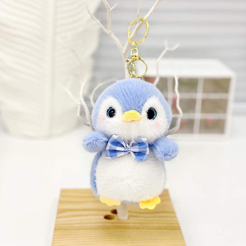 Cute Plush Otter Keychain Charm Fluffy Animal Bag Pendant Perfect For Gifts