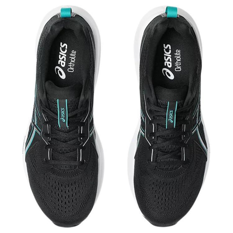 Asics GEL CONTEND 9 Износостойкие Низкие Кроссовки для Бега Мужские Черные Кроссовки 1011B881-004