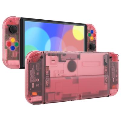 Не основной корпус eXtremeRate Switch Switch совместим с OLED-контроллером Joycon прозрачная задняя панель совместима с Switch OLED PC