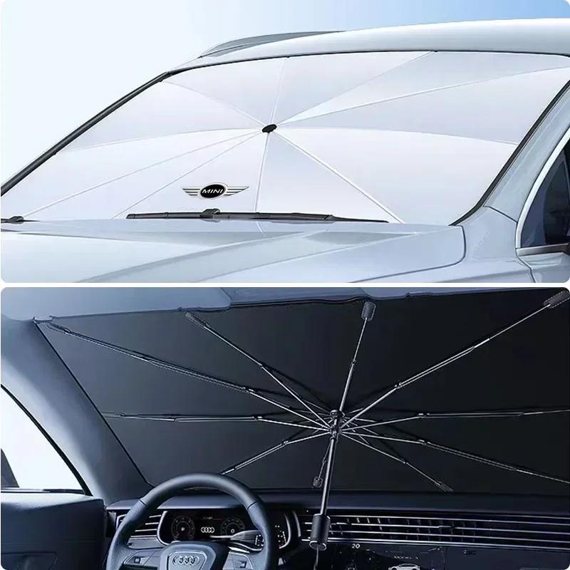 Car Sticker For BMW Windshield SunShade Umbrella Hemmed Edges Cover Protector Parasol For BMW M M3 M5 E46 E90 F20 E39 E91 E87 E6