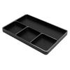 RC Repair Screw Tray 4 Grids Aluminum Alloy Screw Tray with Magnetic Pad for 1/10 1/8 RC Car RC Airplanes