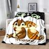 Custom 1pc Chip 'n' Dale Adventure Blanket, Soft And Comfortable Blanket, Casual Warm, Camping Travel Blanket, Birthday Gift Q91024