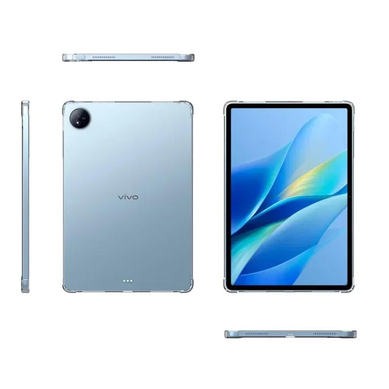 Прозрачный силикон для Vivo Pad 2 12.1" 2023 Чехол из ТПУ для Vivo Pad Air 11.5 2023 Vivo Pad 11 2022 Ударопрочный Funda