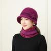 Hat for Women In Winter Plus Velvet Thickened Wool Hat Fashion Mother Cotton Hat Outdoor Warm Ear Protection Knit Hat