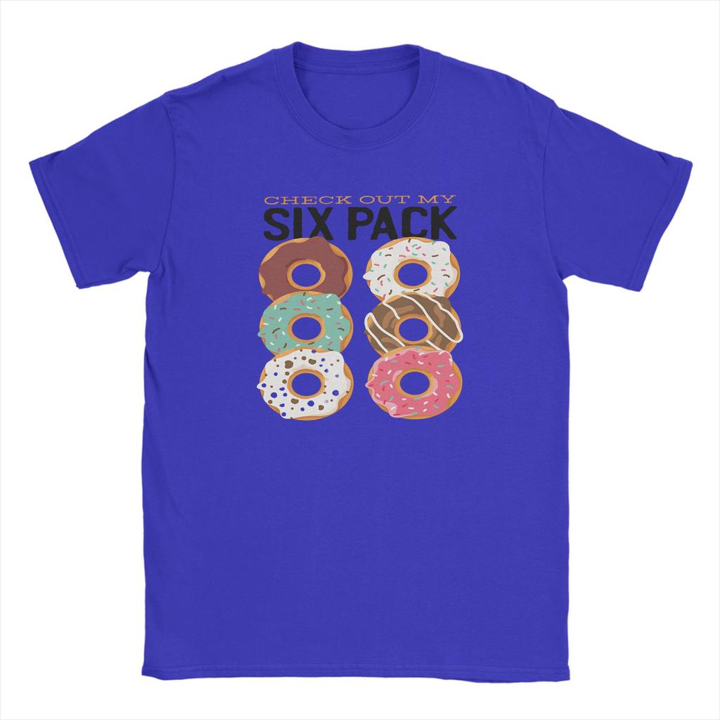 Check Out My Six Pack T Shirts Unisex Cotton Casual TShirt O Neck Donut Tee Shirt Short Sleeve Tops Plus Size