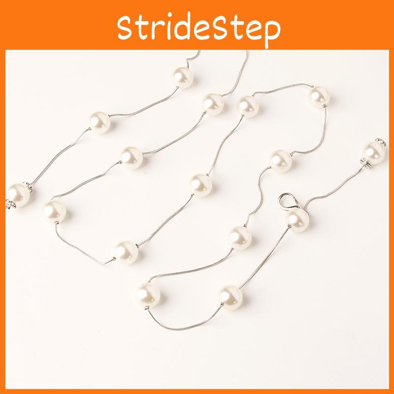 Жемчужная металлическая цепочка на талию для женщин с застежкой-крючком Элегантный модный аксессуар для платьев