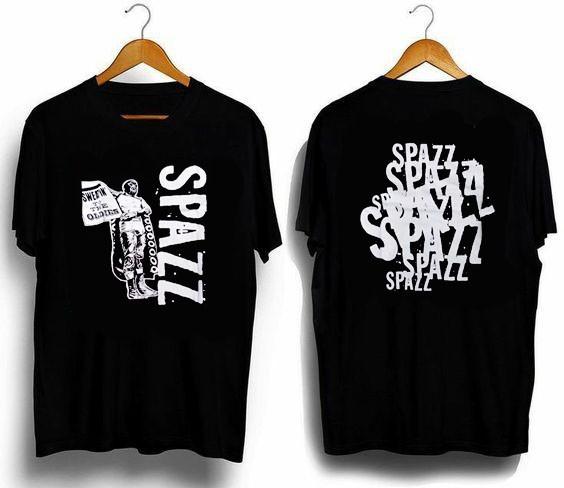 Vtg 2 sided SPAZZ Sweatin' To The Oldies unisex shirt TE8198 Unisex T-Shirt