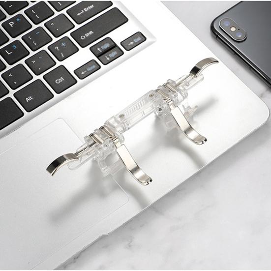 K19 Gaming Trigger Mini Six Finger Control Metal Game Shooter Fire Button Aim Key for Smartphone