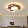 Mid-Century Modern Walnut Ceiling Light - Minimalist Wabi-Sabi Style