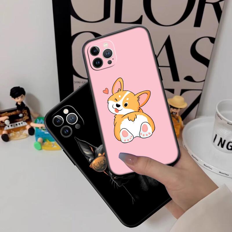 Чехол-ракушка для телефона с изображением мопса для iPhone SE X XS XR 16E 17 11 Pro Max 8 7 6 6s Plus Air