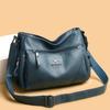 Middle-Aged Bag Women'S Soft Leather Large-Capacity Mother Bag Shoulder Crossbody Handbag