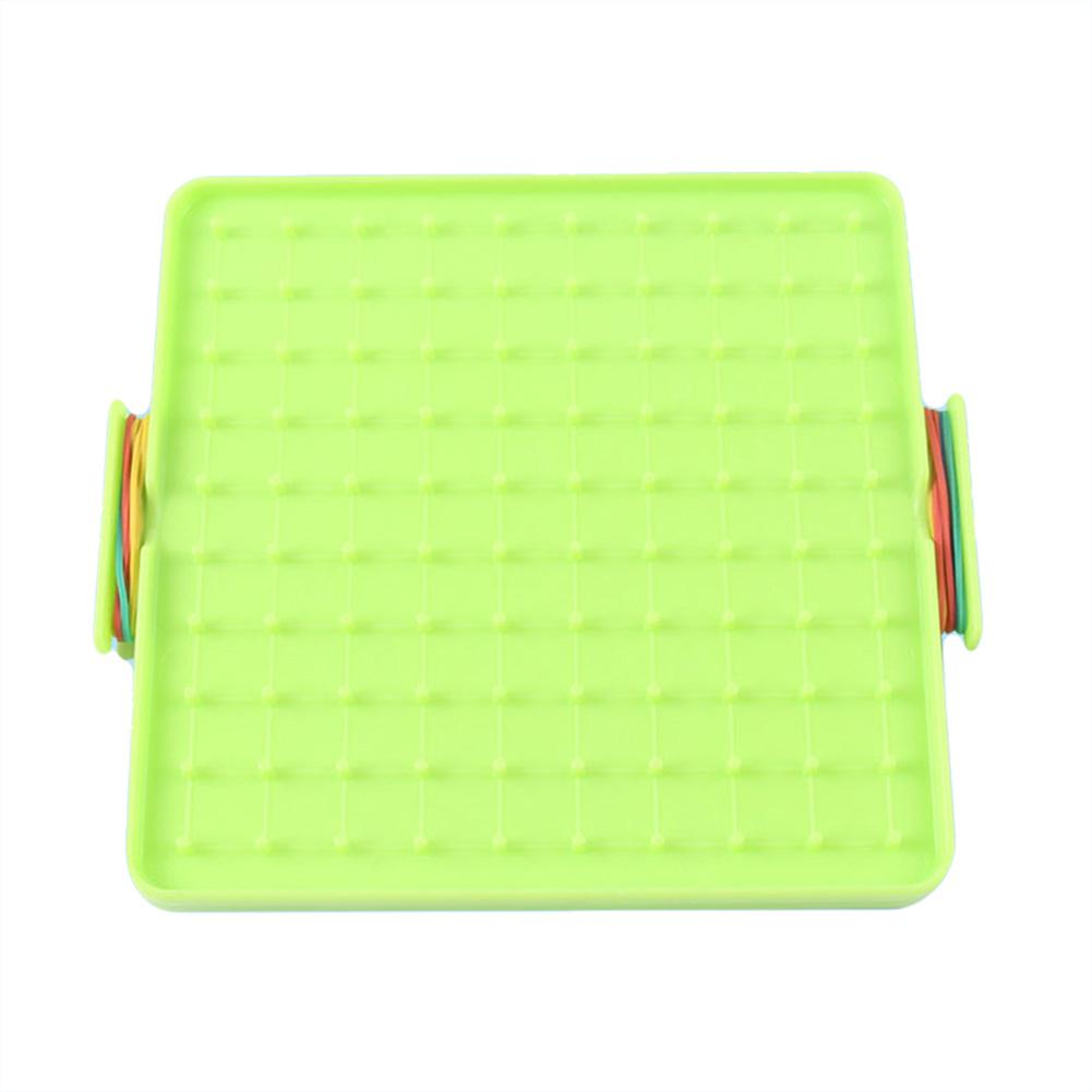 16x16cm Nails Board Elastic Geoboard Kids Double Peg Teaching