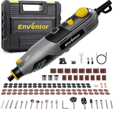 Мини-роутер Enventor 130 Вт AC100 В DIY Набор инструментов с Компактным и Защитой от перегрузки и Вращением для и Компактным и Идеальным для и Ручка, 6-скоростные регуляторы,