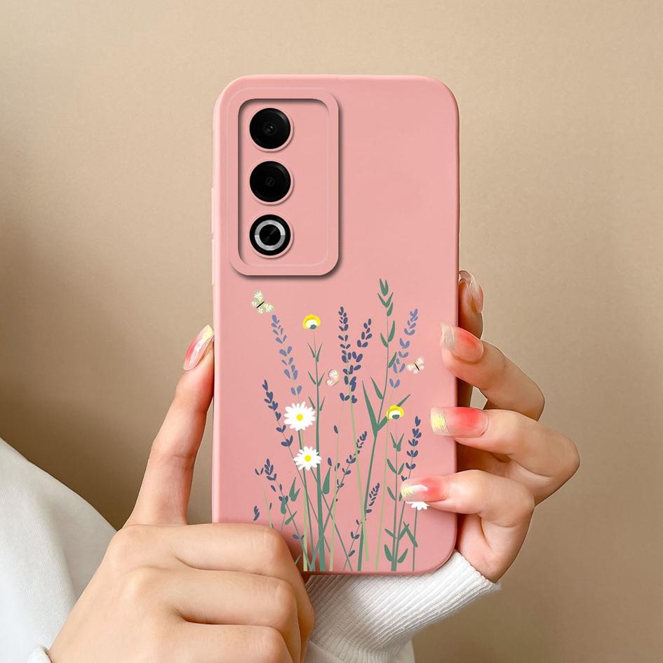 Чехол для OPPO Narzo 70 Pro Realme P1 Pro A3 Pro Забавный узор авокадо Чехлы Защитная пленка для экрана Жидкий силиконовый окрашенный корпус с защитой от падения для OPPO