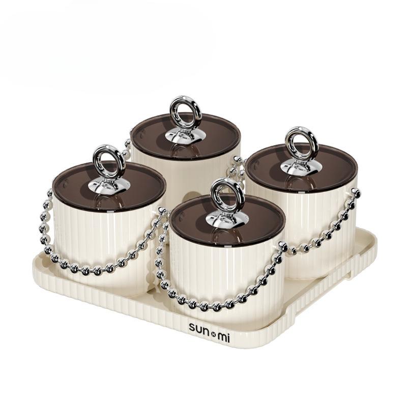 Ins Cream Style Light Luxury Candy Box Fruit Plate High-quality Wedding Souvenir Nut Melon Seed Wedding Wedding Candy Box