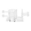 High Transparent Acrylic In and Out Water Pipe Fixation Clamp Single Hole for Fish Tank
