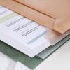 Waterproof Portable Documents Bag 5 Layers Plastic File Organizer  Travel