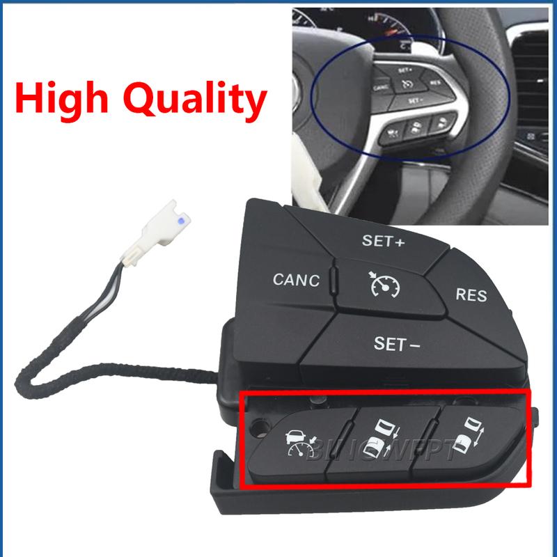 05081288AA Car Steering Wheel Control Cruise Switch Button For Dodge Challenger Charger 16-18 Jeep Cherokee 2016-2019
