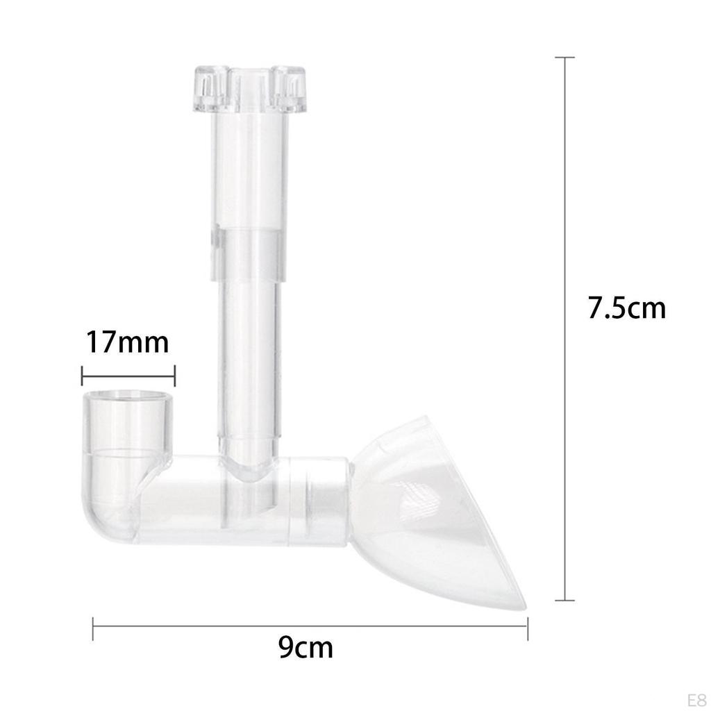 Aquarium Lily Pipe Adjustable Filter Accessories, Easy To Install Remove Oil Stains Surface Skimmer