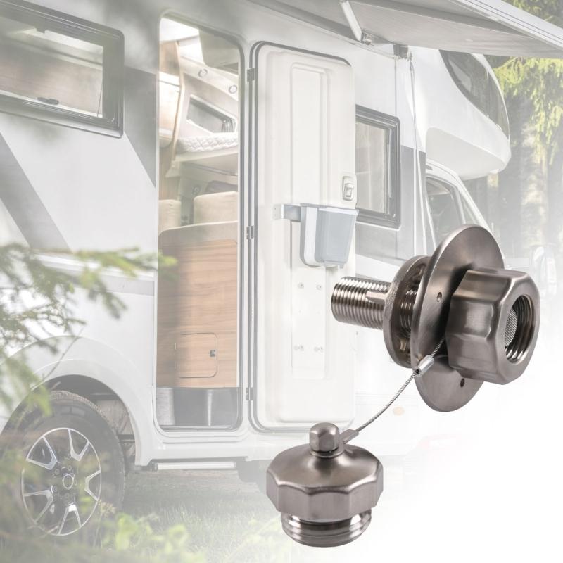 3/4 RVs Water Inlet Check Valves City Water Inlet Corrosion Resistant Stainless Steel Not Return Flow Control