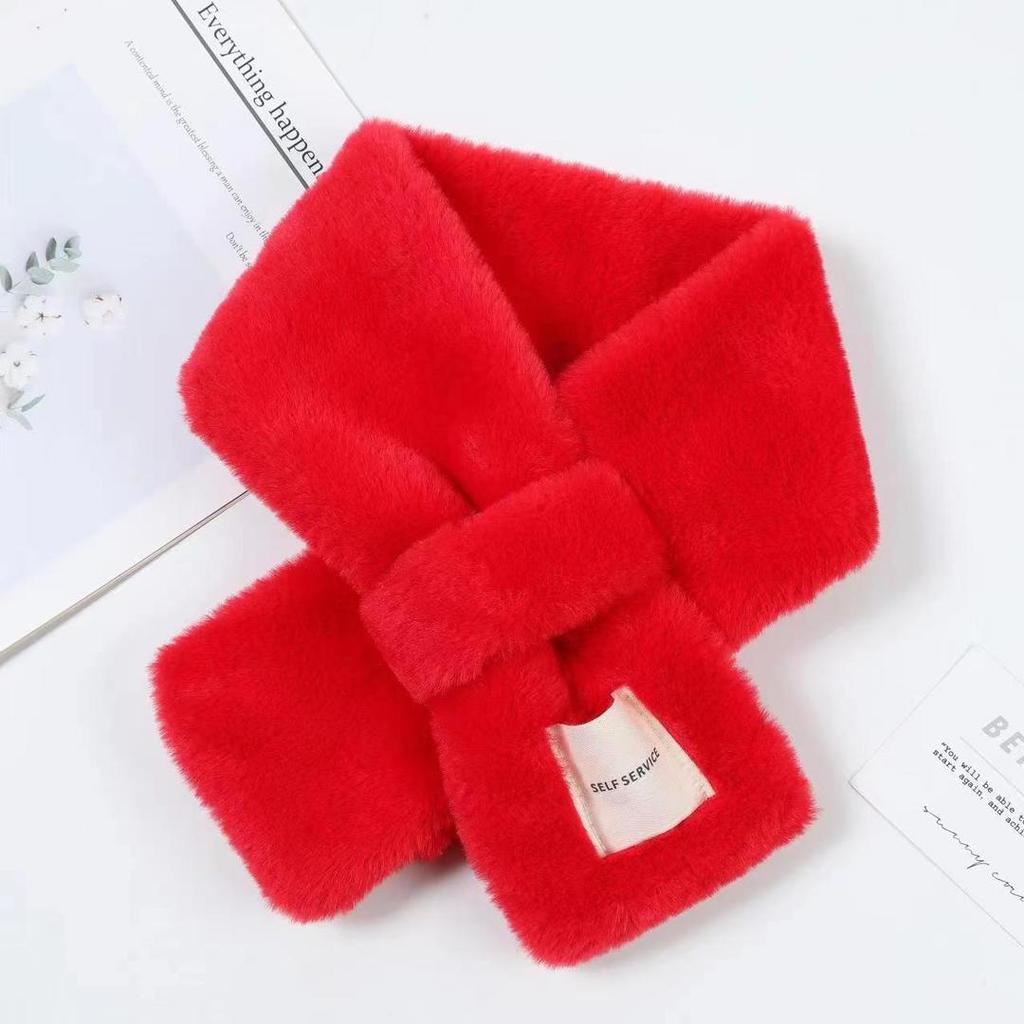 Winter Thicken Thermal Scarf Super Warm and Foreign Fur Scarf