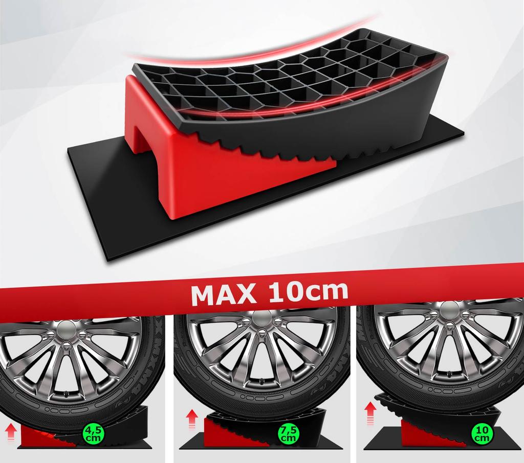 Leveling Wedges 2x Set Ramps Camper Trailer Sleepers Camping 11T