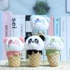 Cute And Adorable Cone Panda Keychain Plush Toy Bag Pendant