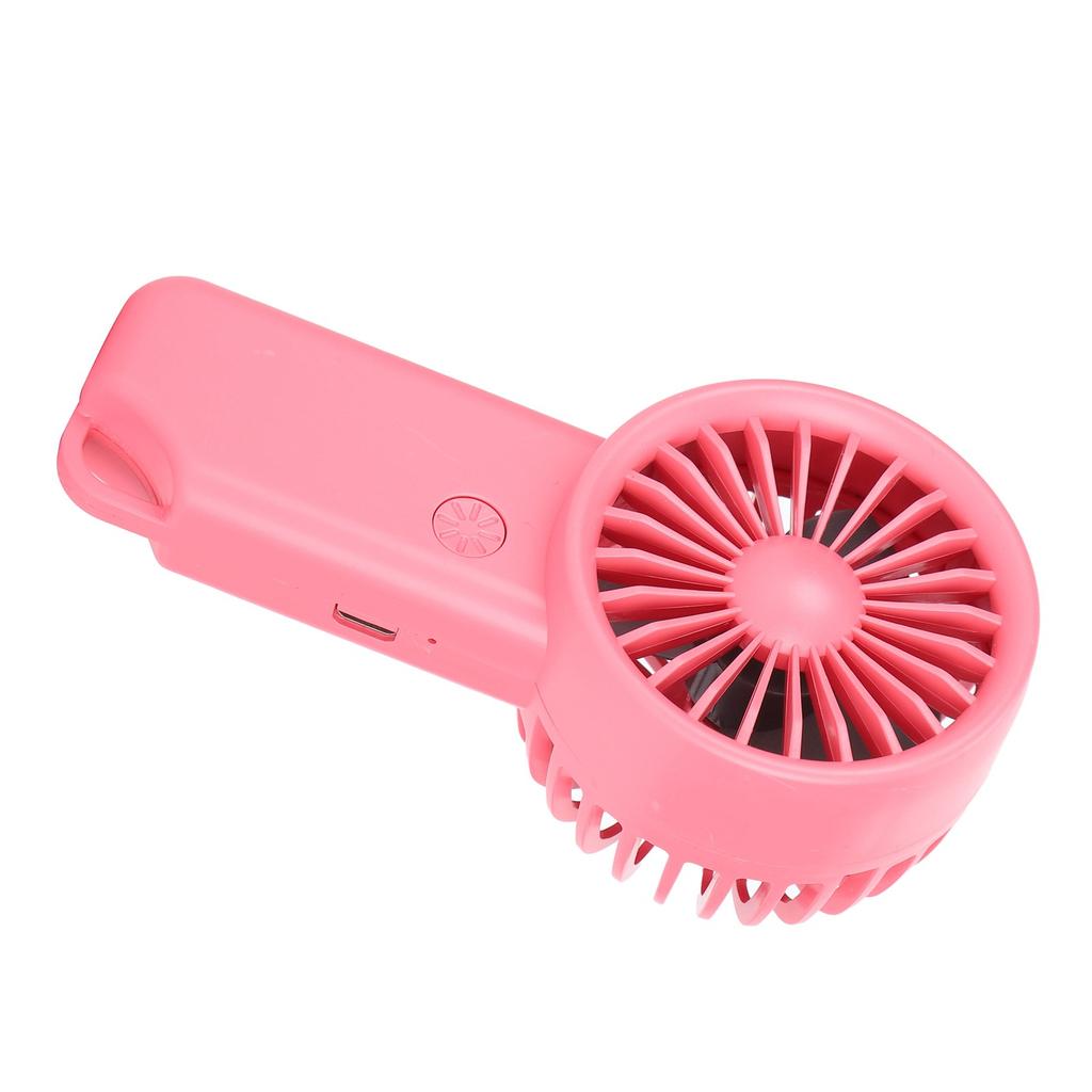 Мини-ручной вентилятор 500 мАч USB перезаряжаемый 3-скоростной портативный вентилятор с карабином для офиса на открытом воздухе Красный