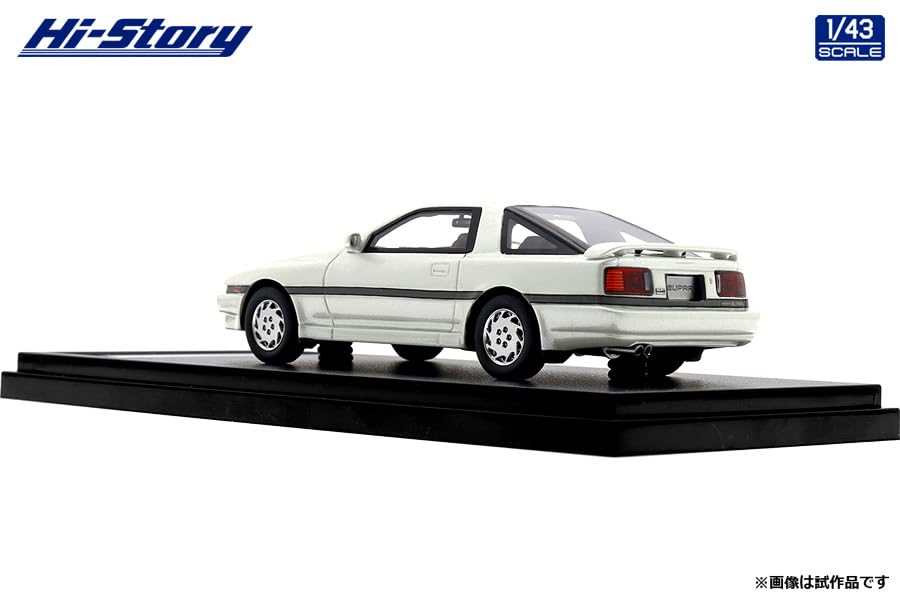 Hi Story Toyota Supra TURBO LIMITED White Pearl Mica Finished Product 1/43 3.0GT (1987)
