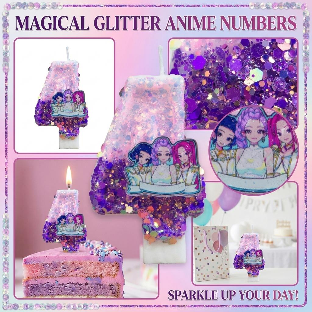 Fashion Cartoon Creative Birthday Candles Party Digital Candles