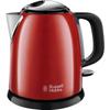 Red Compact Kettle - RUSSELL HOBBS 24992-70 - Capacity 1L - Removable Anti-Limescale Filter