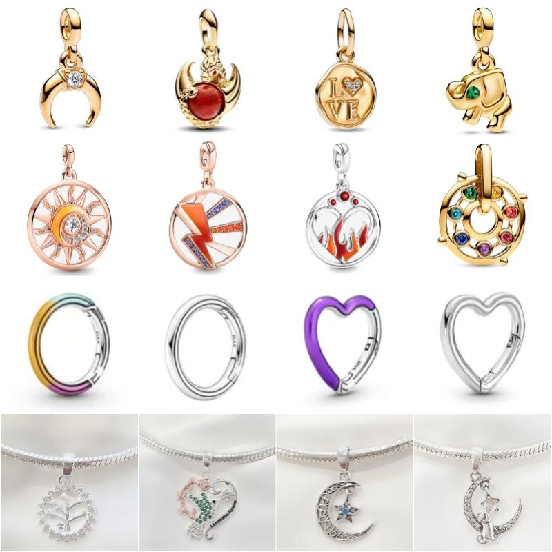 Новый S925 посеребренный Me Series из бисера Love Clover Star Подвеска подходит для оригинального браслета для женщин Diy Jewelry