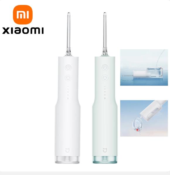 Портативный ирригатор для полости рта XIAOMI MIJIA F300, стоматологический ирригатор для зубов, ирригатор для воды, средство для чистки полости рта, средство для чистки полости рта, нить для сбора воды