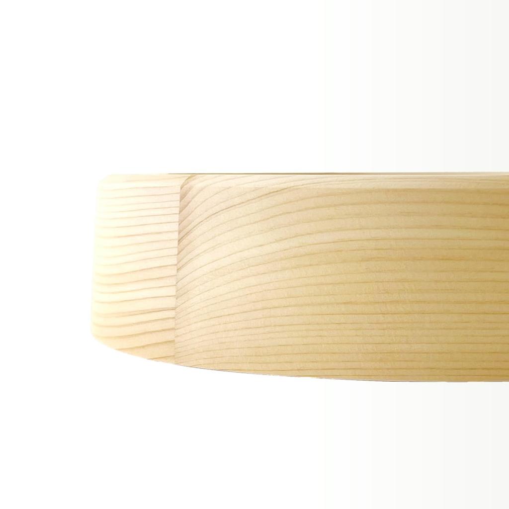 Часы KATOMOKU Muku 13 Hinoki настенные часы с непрерывной секундной стрелкой km-130HIRC 220 мм (Радиочасы)