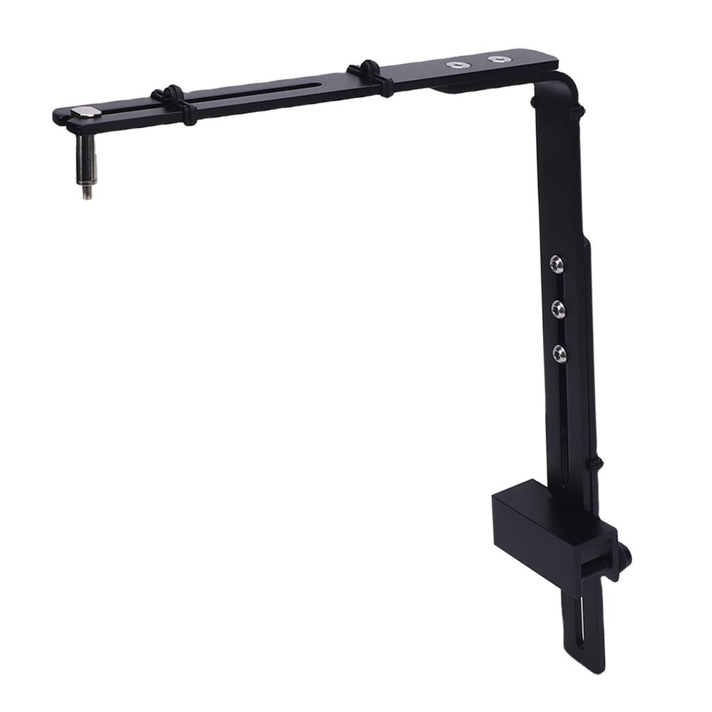 Aquarium Light Holder Stable Support Easy Installation Aluminum Alloy Fish Tank Light Hanging Bracket Black