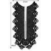 Black DIY PU Embroidery Lace Neckline Collar Lace Fabric Applique Craft Clothing Decorate Accessories Supplies