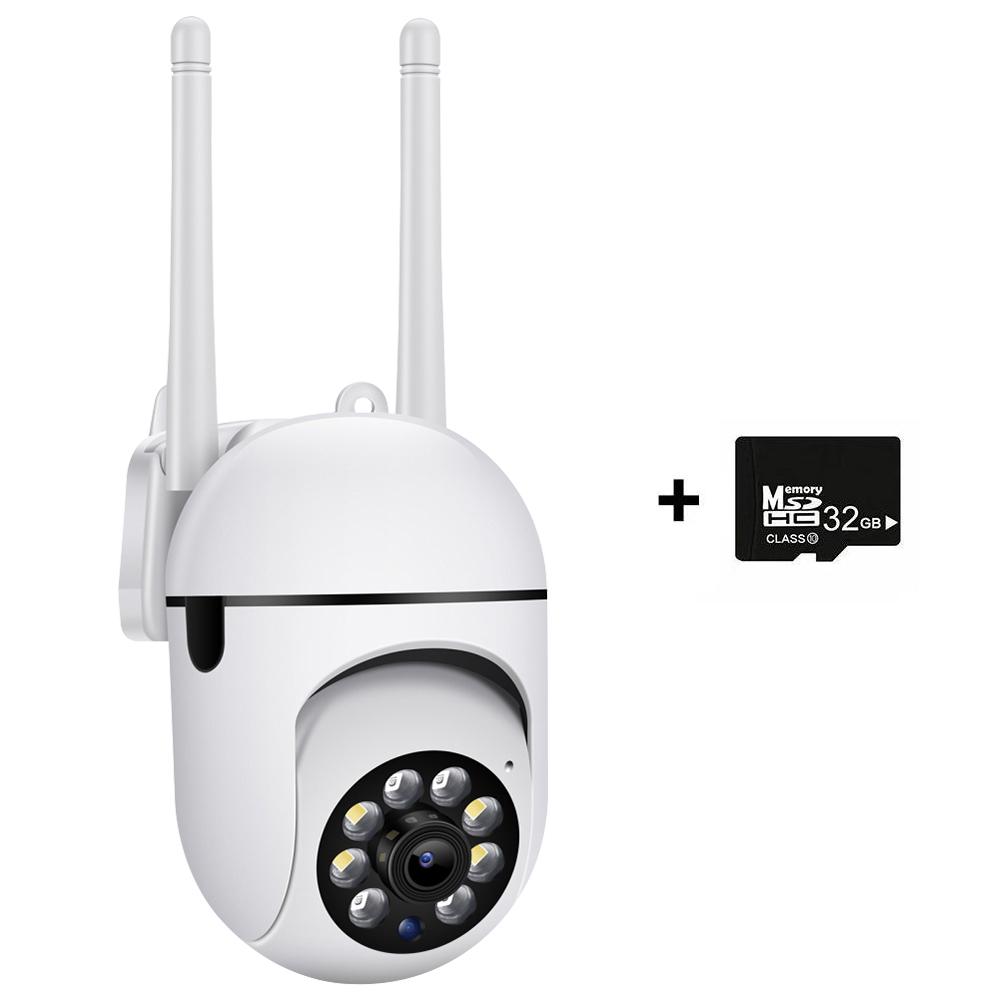 8МП Беспроводная охранная PTZ-камера видеонаблюдения Wi-Fi IP Уличная 4-кратный зум камеры ИИ Отслеживание человека Двусторонняя аудиосвязь HD Ночная цветная камера Вилка ЕС