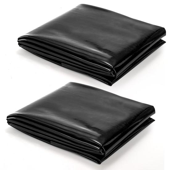 Облицовка для пруда Гибкая, легко режущаяся защитная мембрана для бассейна Долговечная, устойчивая к разрыву подкладка для рыб